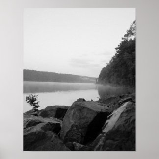 Der See und der Nebel Poster