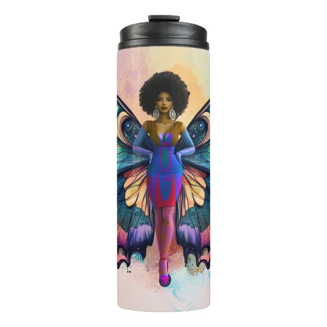 Der seelenvolle Schmetterlingseffekt (Bild) Thermosbecher (Vorderseite)