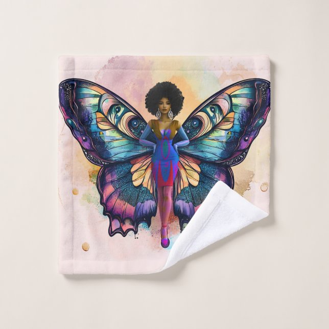 Der seelenvolle Schmetterlingseffekt (Bild) Waschlappen (Waschlappen)