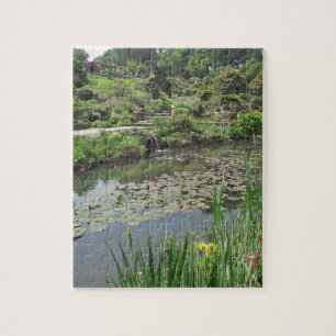 Der Seerosenteich im RHS Wisley Puzzle