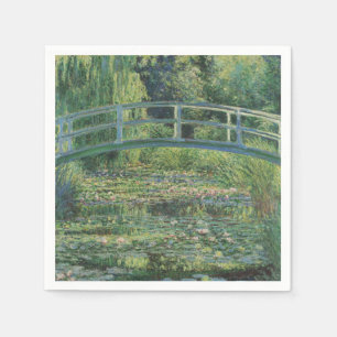 Der Seerosenteich, Landschaft Ölmalerei, Monet Serviette