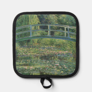Der Seerosenteich, Landschaft Ölmalerei, Monet Topflappen