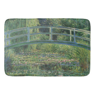 Der Seerosenteich, Landschaftsölgemälde, Monet Badematte