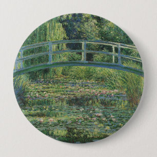Der Seerosenteich, Landschaftsölgemälde, Monet Button