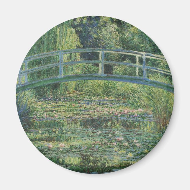 Der Seerosenteich, Landschaftsölgemälde, Monet Magnet (Vorne)