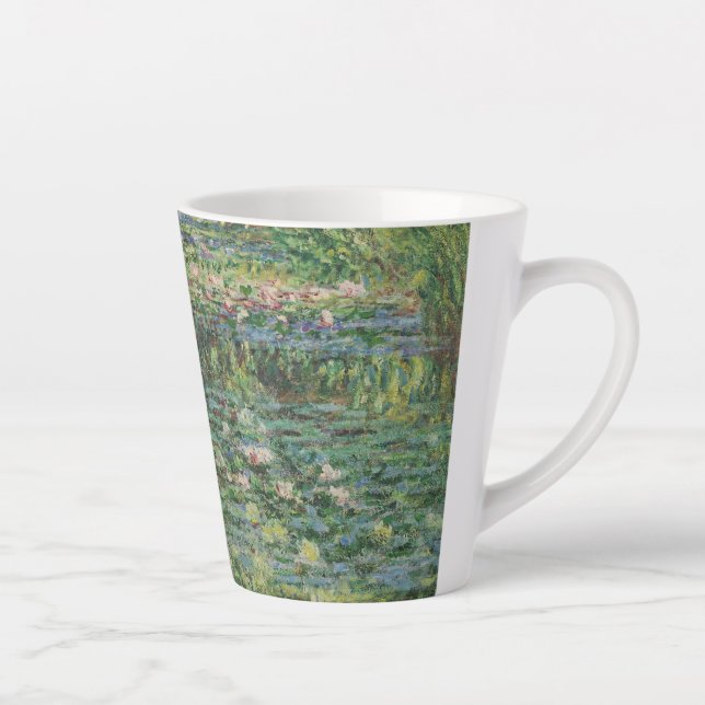 Der Seerosenteich, Landschaftsölgemälde, Monet Milchtasse (Rechts)