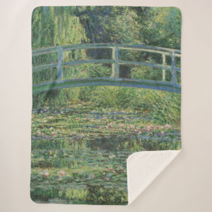 Der Seerosenteich, Landschaftsölgemälde, Monet Sherpadecke