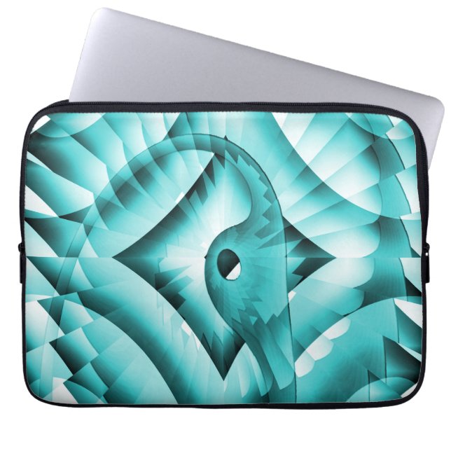Der Seevogel..... Laptopschutzhülle (Vorderseite)