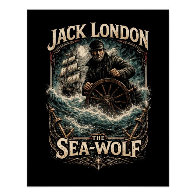 Der Seewolf Poster (Vorderseite)