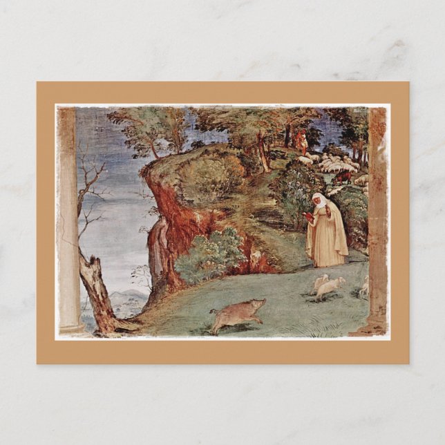 Der Segen der Heiligen Brigid von Kildare Postkarte (Vorderseite)