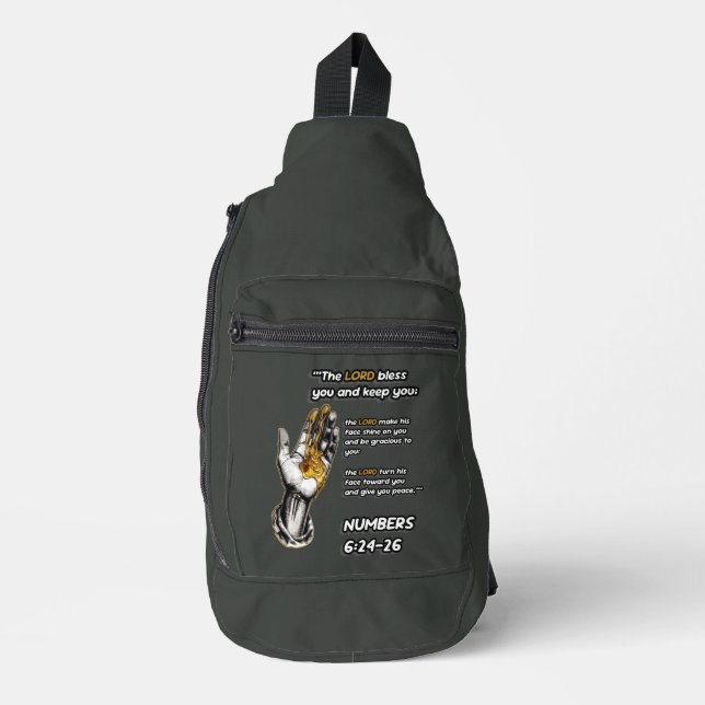 Der Segen - Der HERR - Christlich Crossbody Bag (Vorderseite)