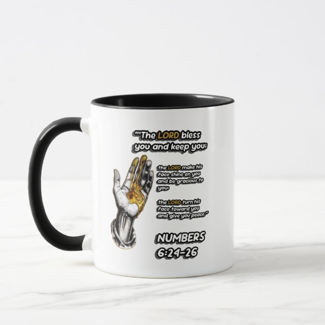 Der Segen - Der HERR - Christlich Tasse (Links)