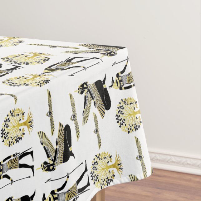 Der Segen des Golden Pharao: Kunst des alten Ägypt Tischdecke (Beispiel)