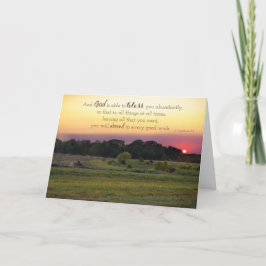 Der Segen des Gottes Karte