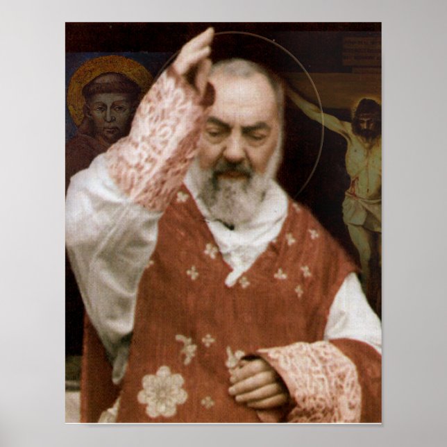 Der Segen des hl. Padre Pio. Poster (Vorne)
