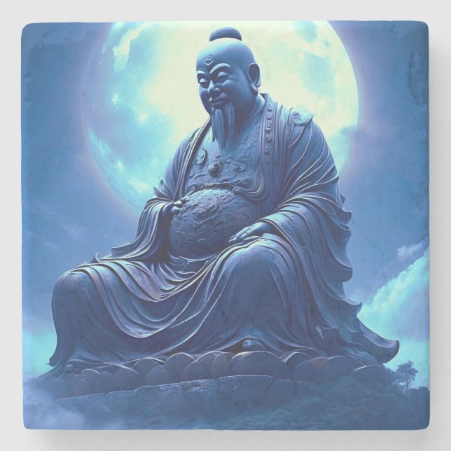 Der Segen des Mondes über der himmlischen Statue Steinuntersetzer (Vorderseite)