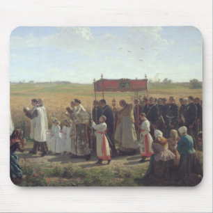 Der Segen des Weizens im Artois, 1857 Mousepad