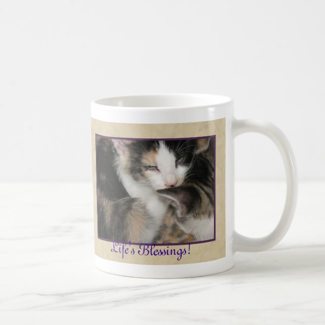 Der Segen-Kaffee-Tasse des Lebens! Tasse (Rechts)
