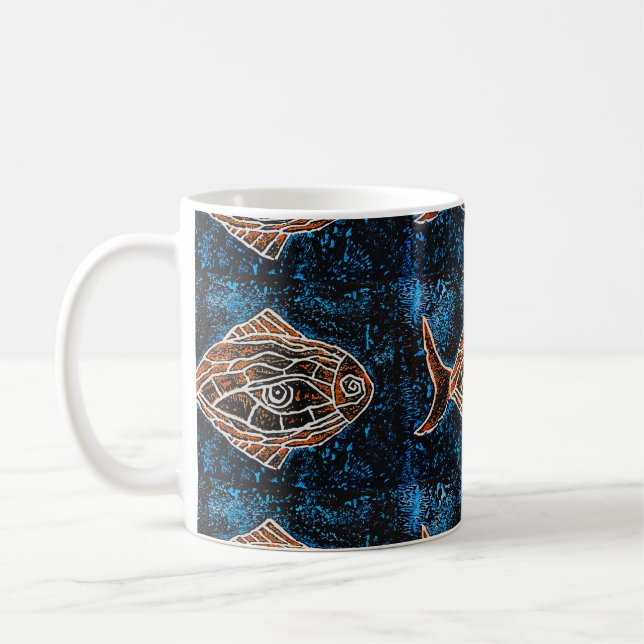 "Der Seher (5)" Kaffeetasse (Links)