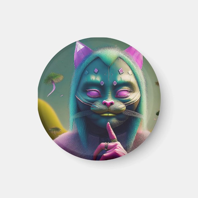 Der Seher wird gleich eine Beobachtung machen Magnet (Vorne)