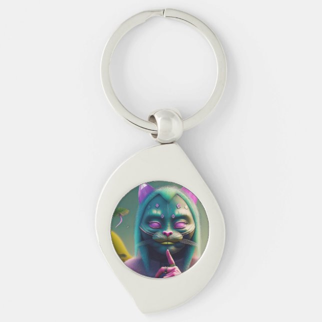 Der Seher wird gleich eine Beobachtung machen Schlüsselanhänger (Vorderseite)