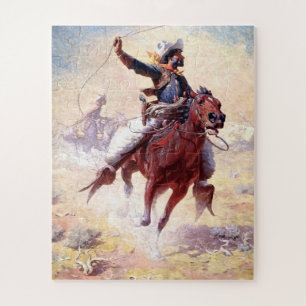 Der Seilende Range Cowboy William Robinson Leigh Puzzle