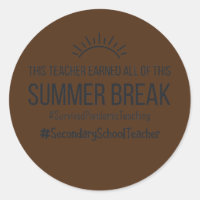 Der Sekundarschullehrer hat all das verdient