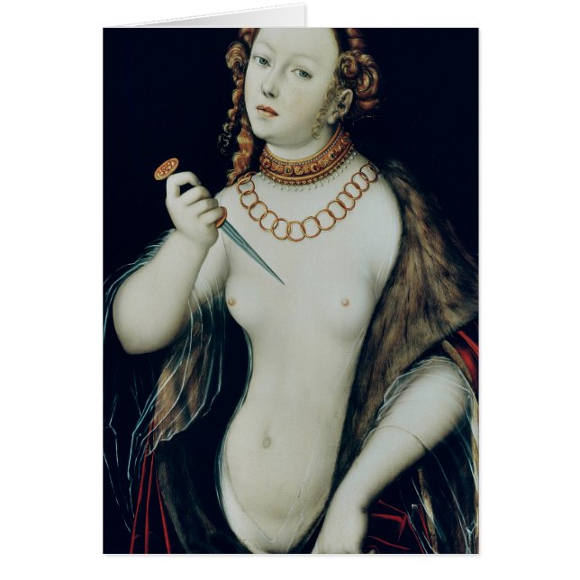 Der Selbstmord von Lucretia, 1538 (Vorne)