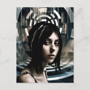 Der seltsame Pool Postkarte