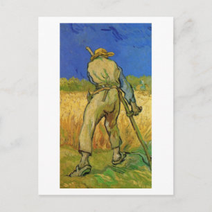 Der Sensenmann (nach Millet), Van Gogh Fine Art Postkarte