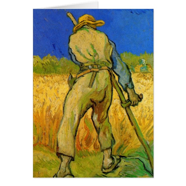 Der Sensenmann (nach Millet) von Vincent van Gogh (Vorne)