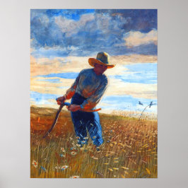 Der Sensenmann Winslow Homer 1878 Poster