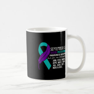 Der September ist der Monat der Bewusstseinsbildun Kaffeetasse
