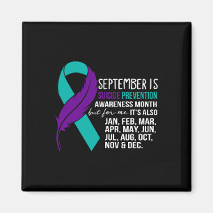 Der September ist der Monat der Bewusstseinsbildun Magnet