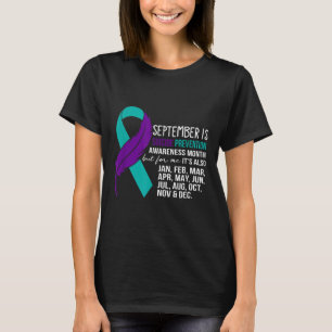 Der September ist der Monat der Bewusstseinsbildun T-Shirt