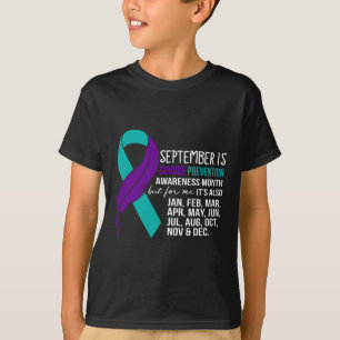 Der September ist der Monat der Bewusstseinsbildun T-Shirt