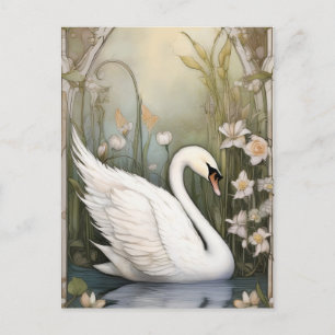 Der Serene Swan Postkarte