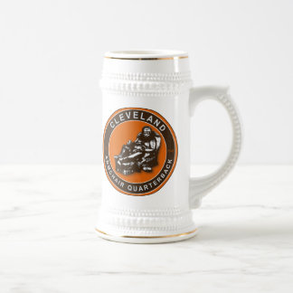 Der Sessel QB Cleveland Football Stein Bierglas