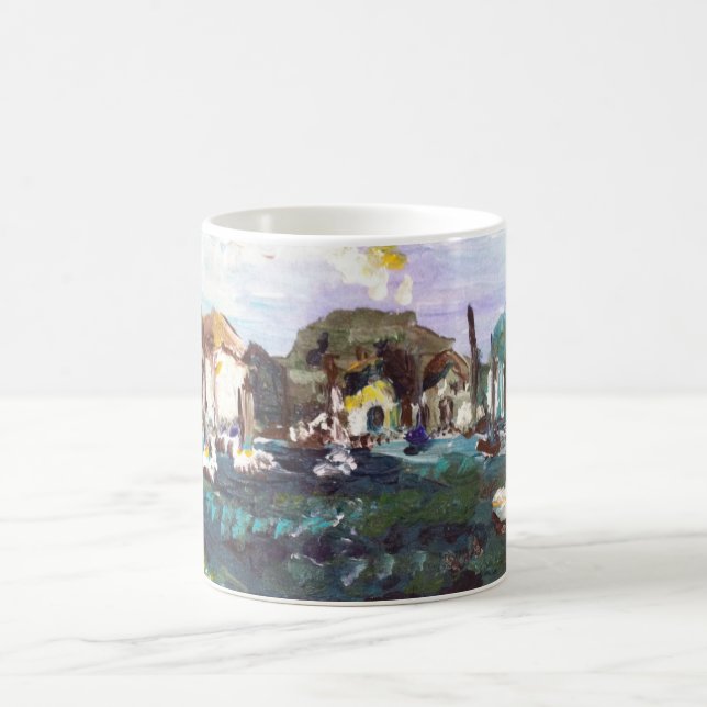 Der Setzen-n-Bucht Eriesee-Insel, die #2 malt Kaffeetasse (Mittel)