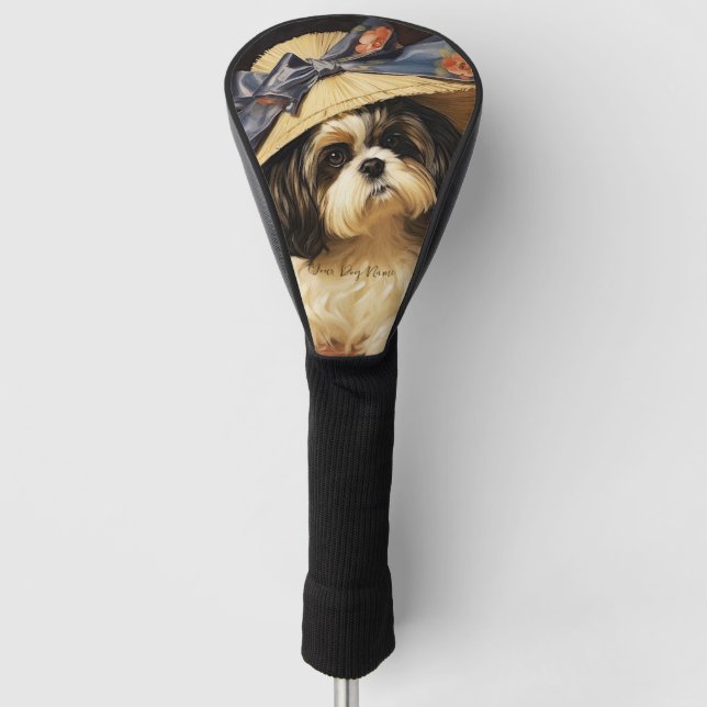 Der Shih Tzu Dog 003 - Odessa Leyendecker Golf Headcover (Vorderseite)