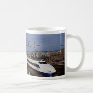 Der Shinkansen oder Kugel-Zug, Kyoto, Japan Kaffeetasse