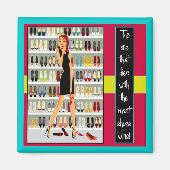 Der Shoe Diva Magnet (Vorne)