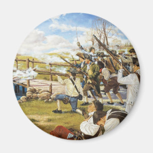 Der Shot hörte 'Round the World Domenick D'Andrea Magnet