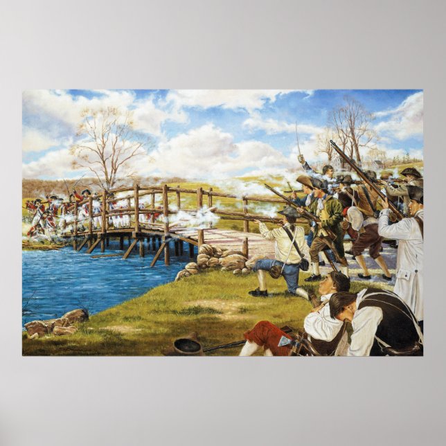 Der Shot hörte 'Round the World Domenick D'Andrea Poster (Vorne)