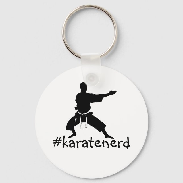 Der Shotokan Way Karate Nerd Schlüsselring Schlüsselanhänger (Vorderseite)