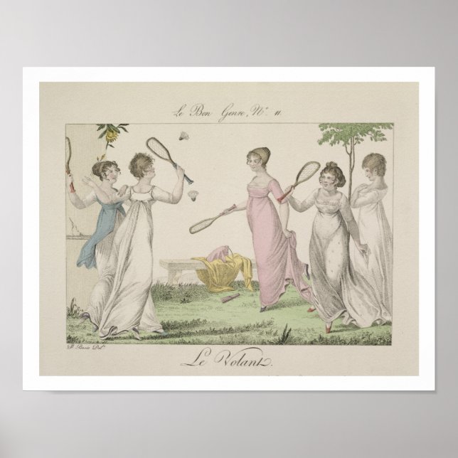Der Shuttlecock, Teller 11 von 'Le Bon Genre', 180 Poster (Vorne)
