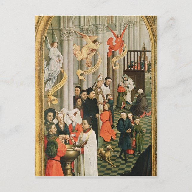Der sieben SakramenteAltarpiece Postkarte (Vorderseite)