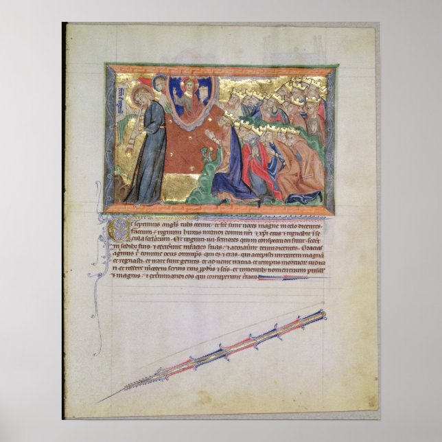 Der siebte Engel weht seine Trompete Poster (Vorne)