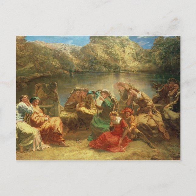 Der siebte Tag des Decameron Postkarte (Vorderseite)