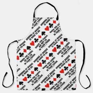 Der Sieg bei der Brücke ist schwierig, wenn Karten Schürze